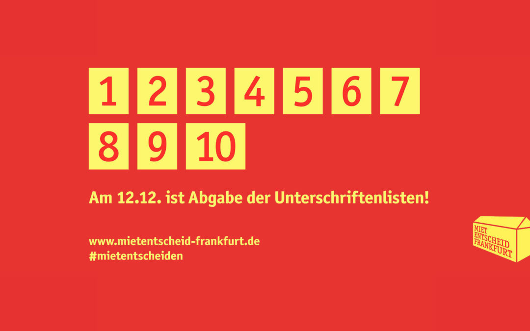 Stichtag 12.12.– Unterschriften-Endspurt für Bürger*innen-Begehren